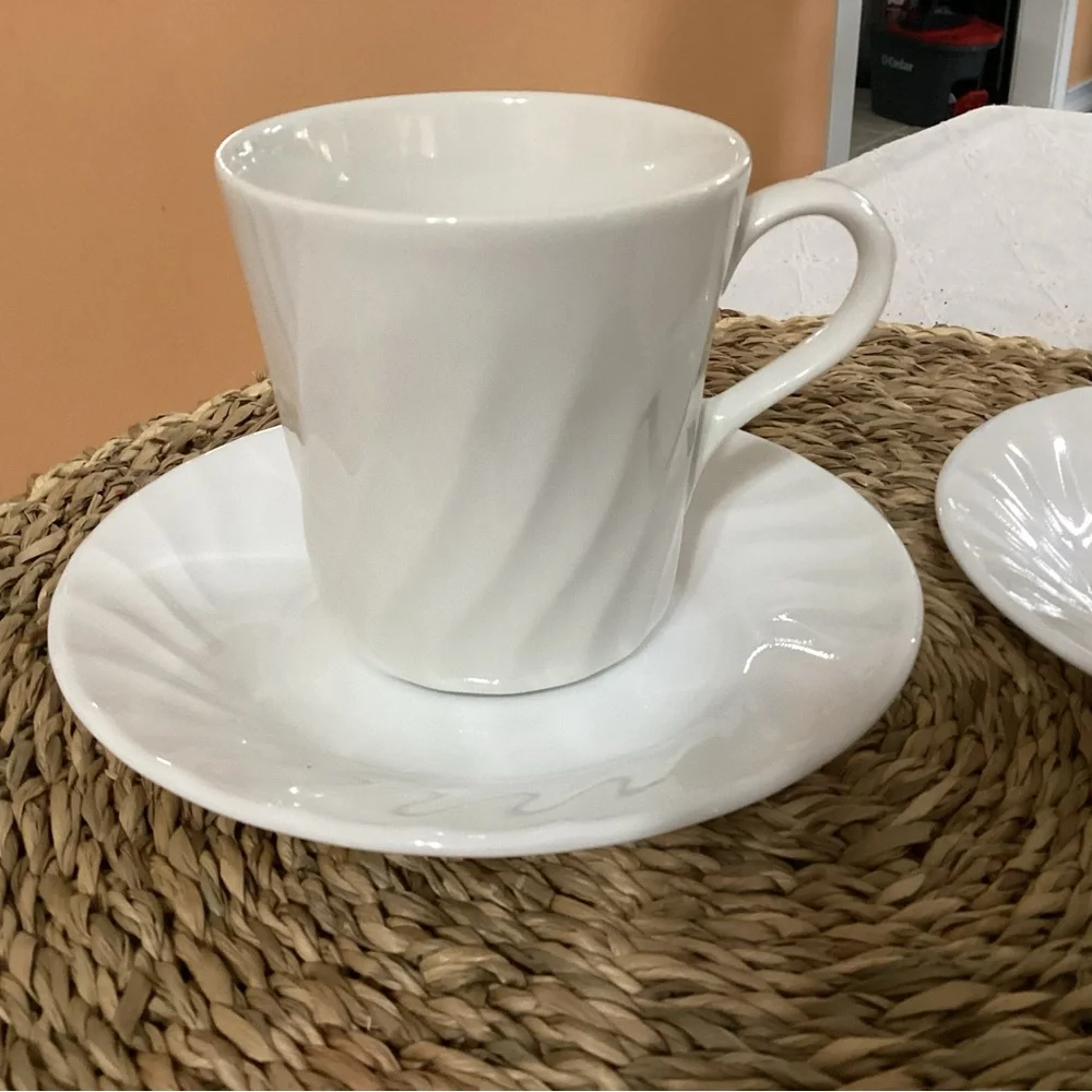 Corelle Coordinates. Cups and saucers. Set of 2.